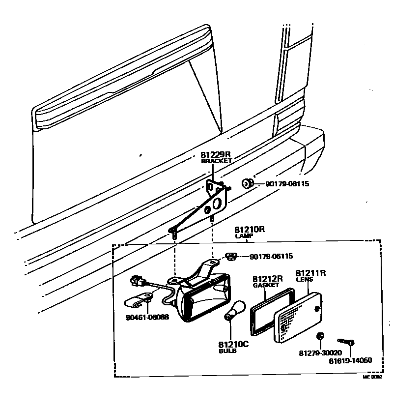 8116 — REAR FOG LAMP