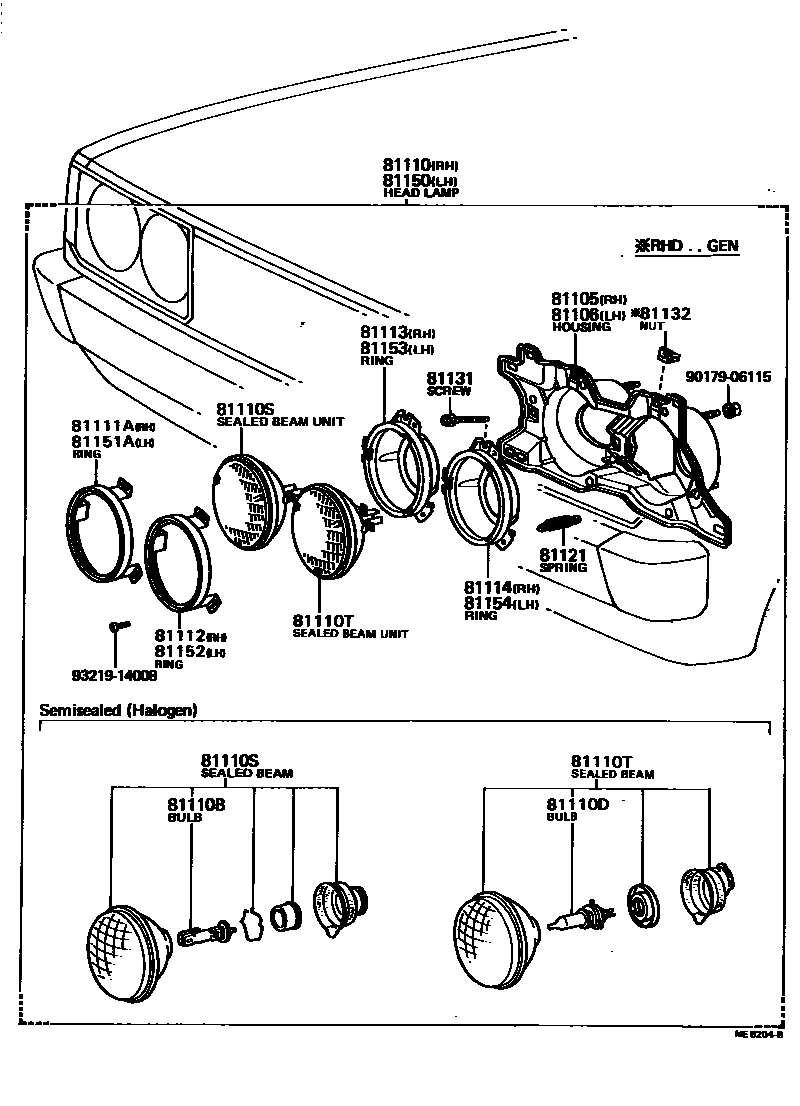 8101 — HEADLAMP