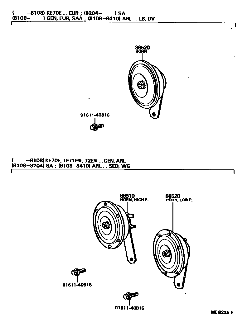 8611 — HORN