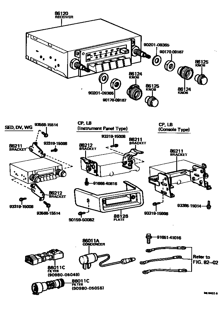 8601 — RADIO RECEIVER & AMPLIFIER & CONDENSER