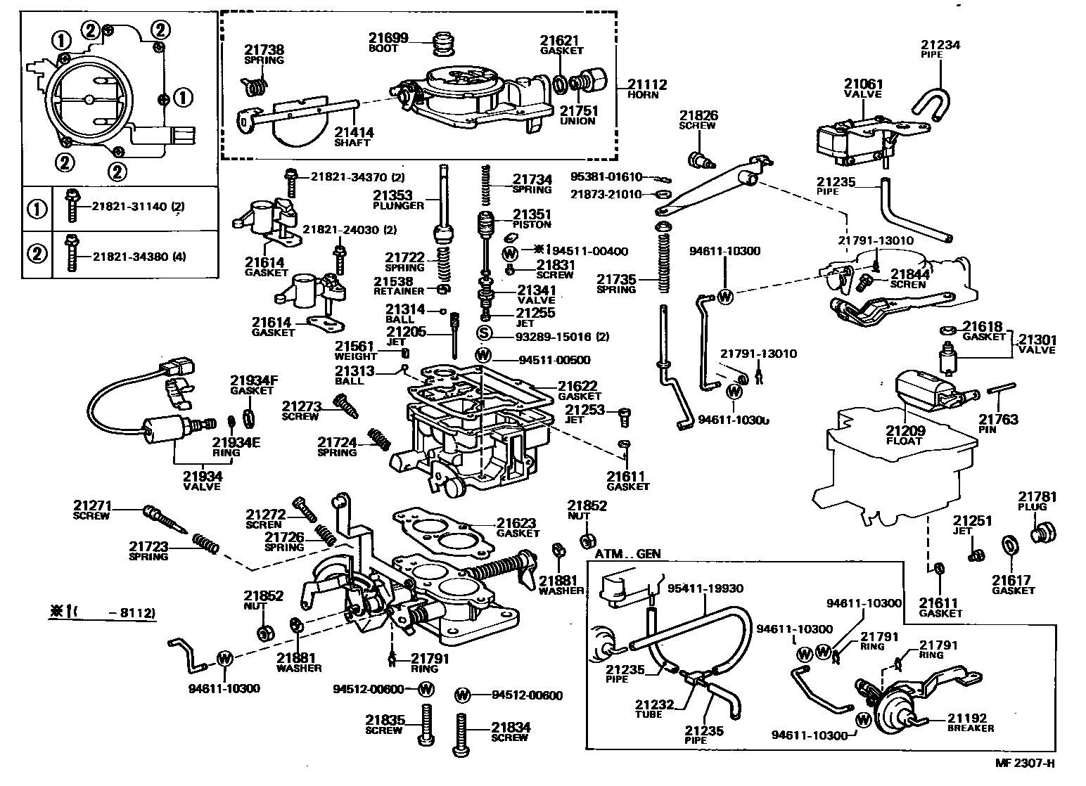2103 — CARBURETOR