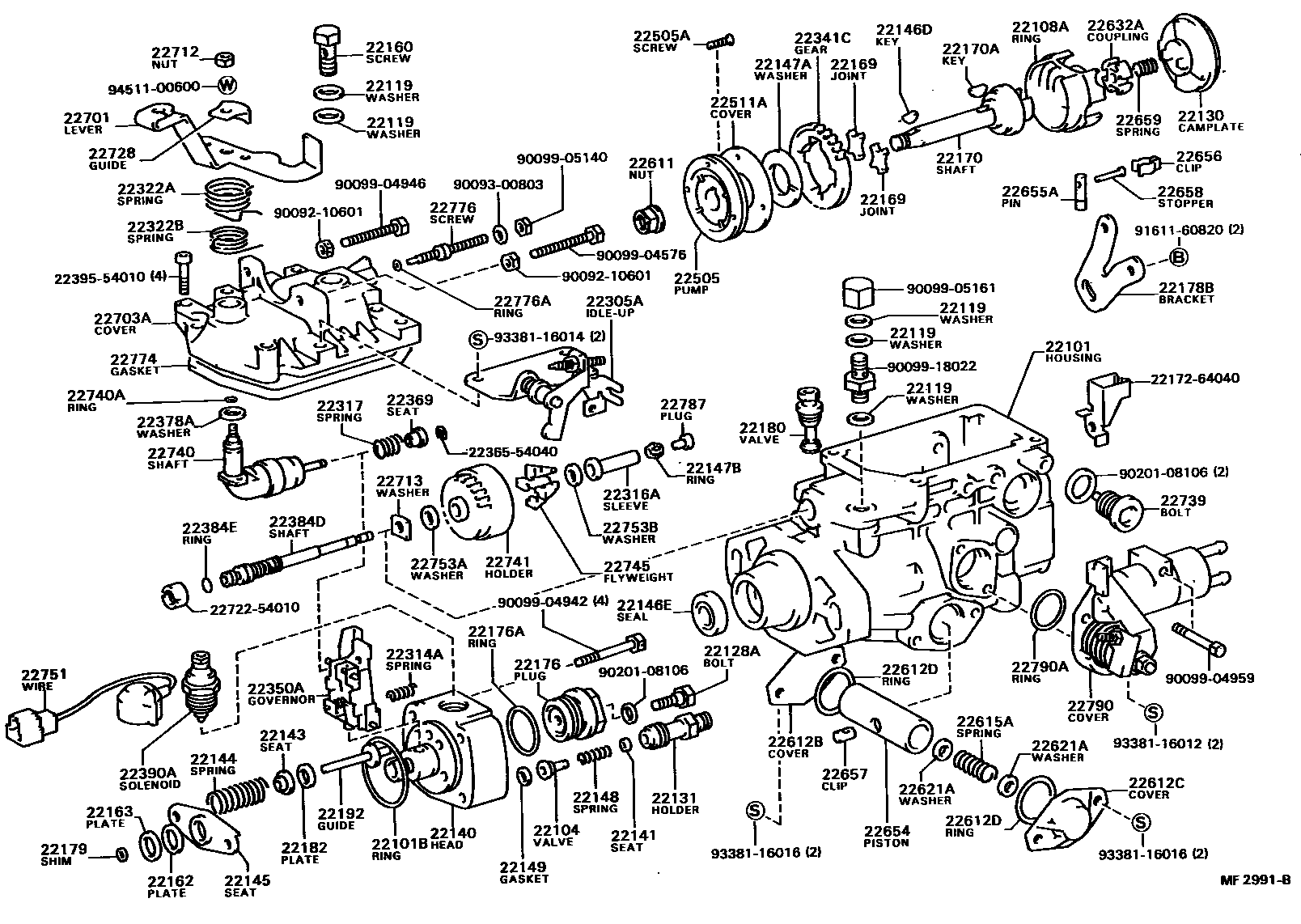 2203 — INJECTION PUMP BODY
