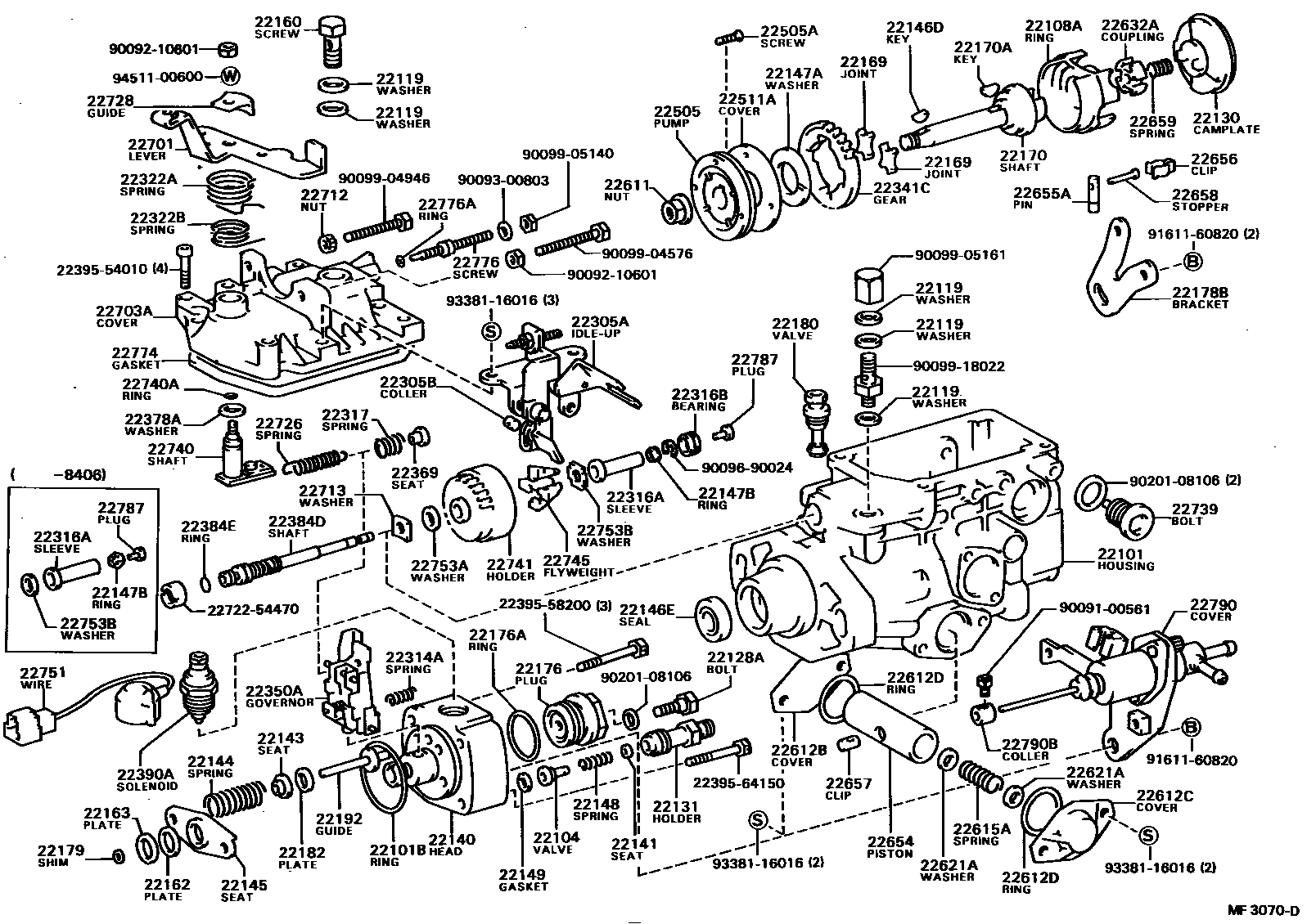 2203 — INJECTION PUMP BODY