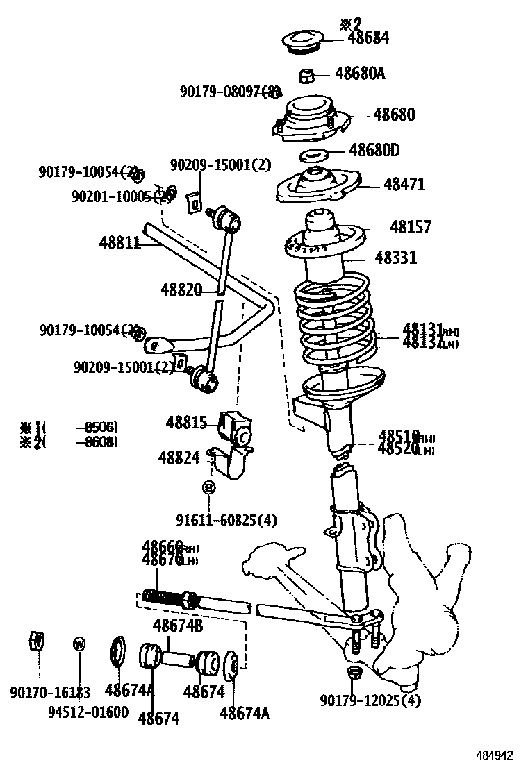 4803 — FRONT SPRING & SHOCK ABSORBER
