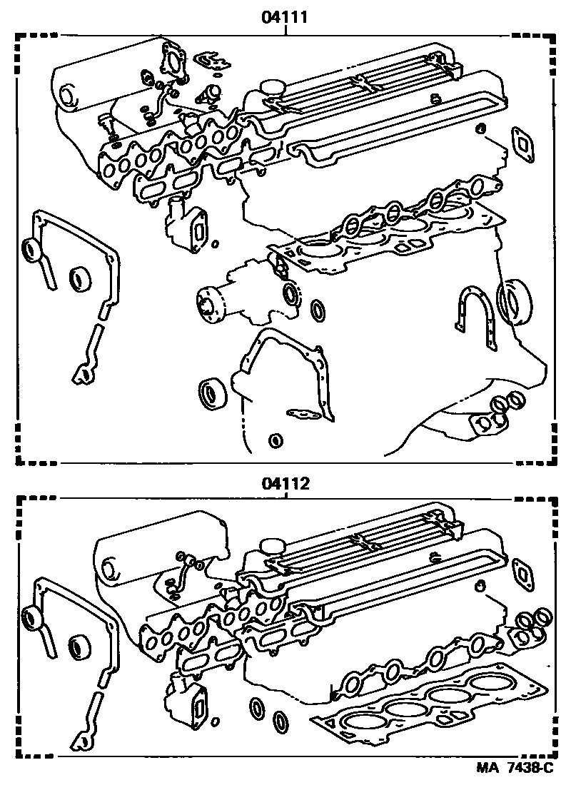 1103 — ENGINE OVERHAUL GASKET KIT
