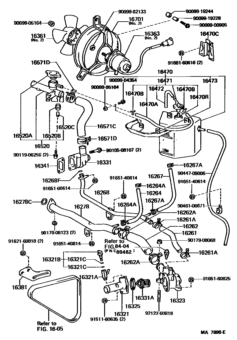 1603 — RADIATOR & WATER OUTLET