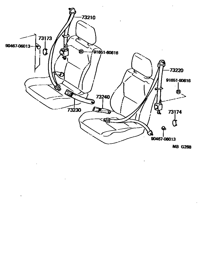 7104 — SEAT BELT & CHILD RESTRAINT SEAT