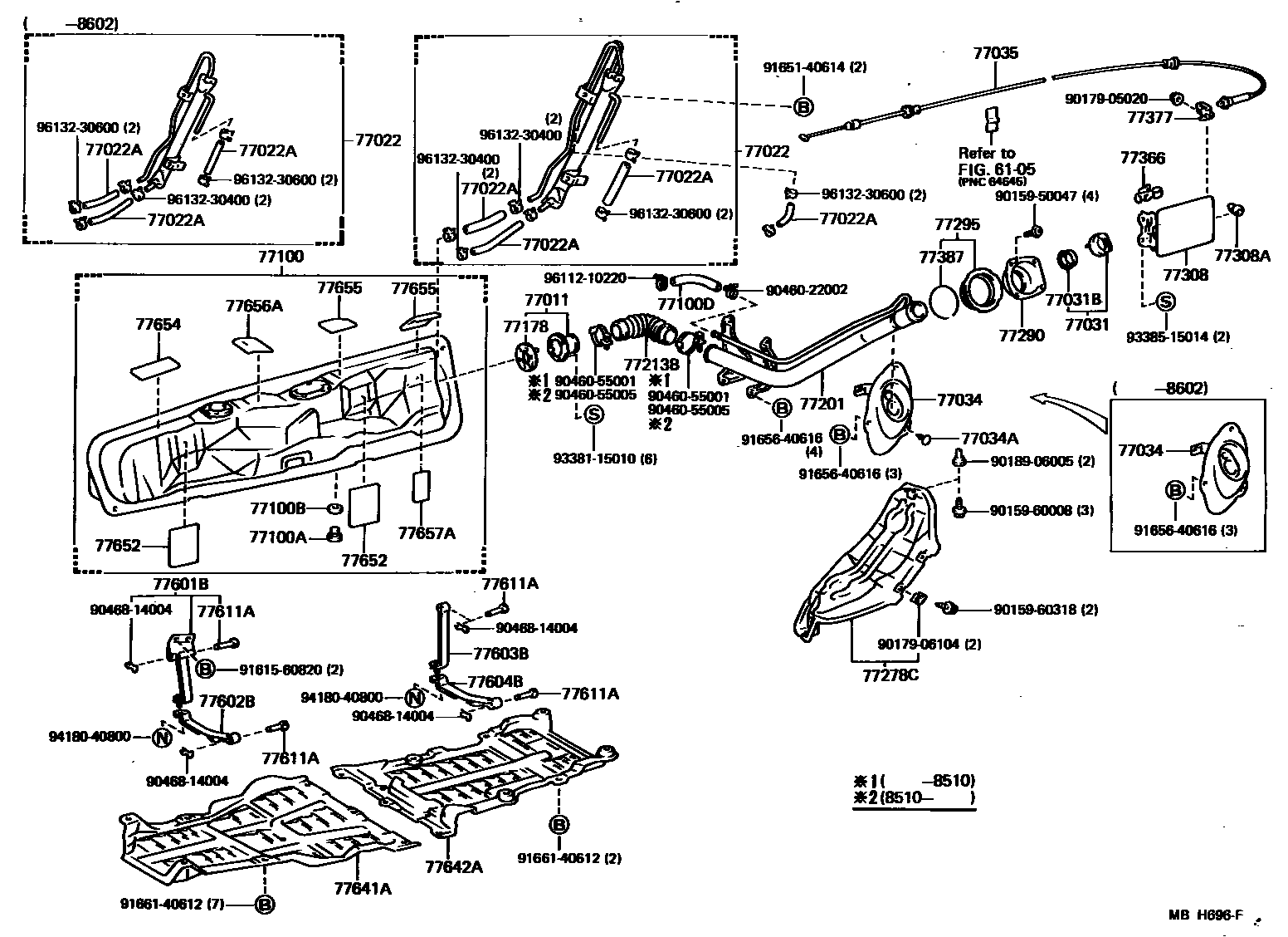 7701 — FUEL TANK & TUBE
