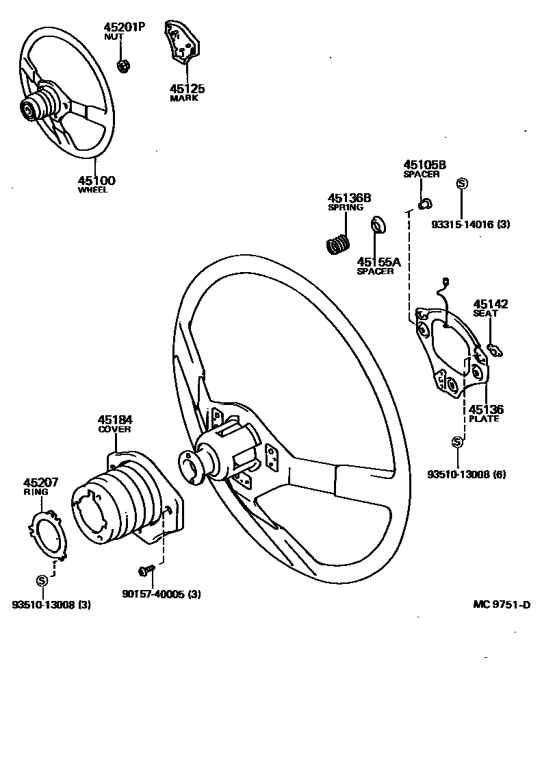 4504 — STEERING WHEEL