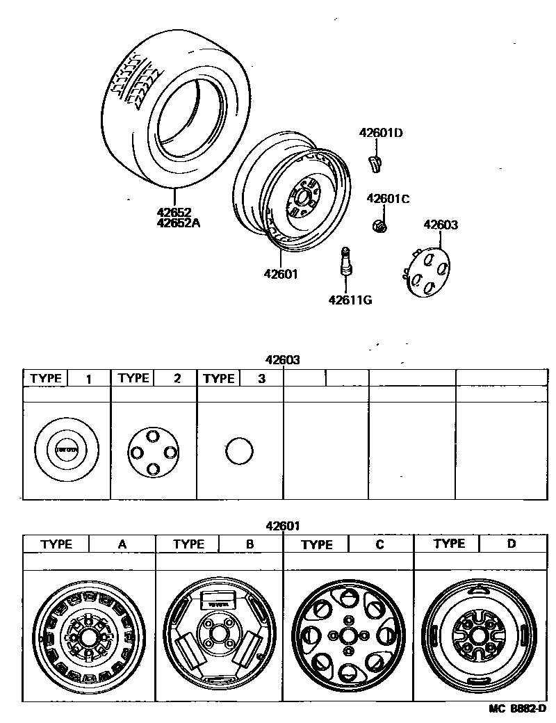 4103 — DISC WHEEL & WHEEL CAP