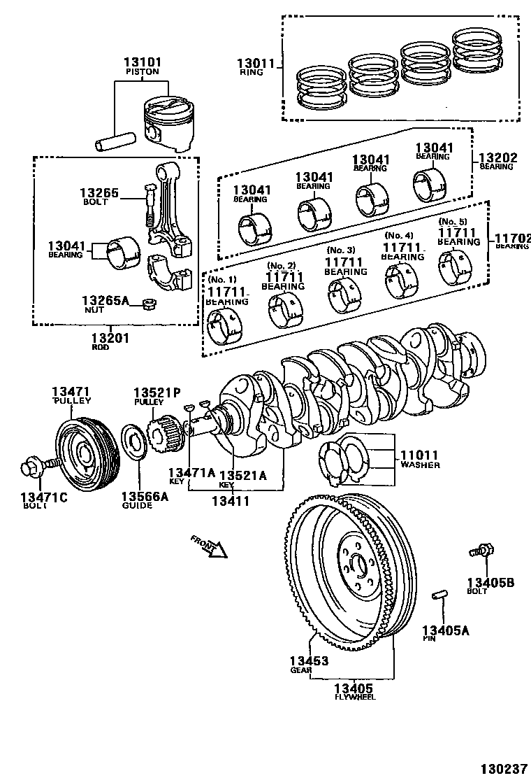 1301 — CRANKSHAFT & PISTON