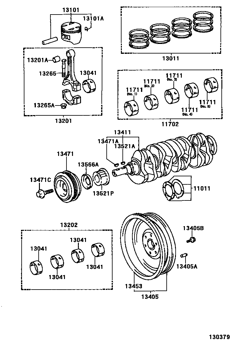 1301 — CRANKSHAFT & PISTON