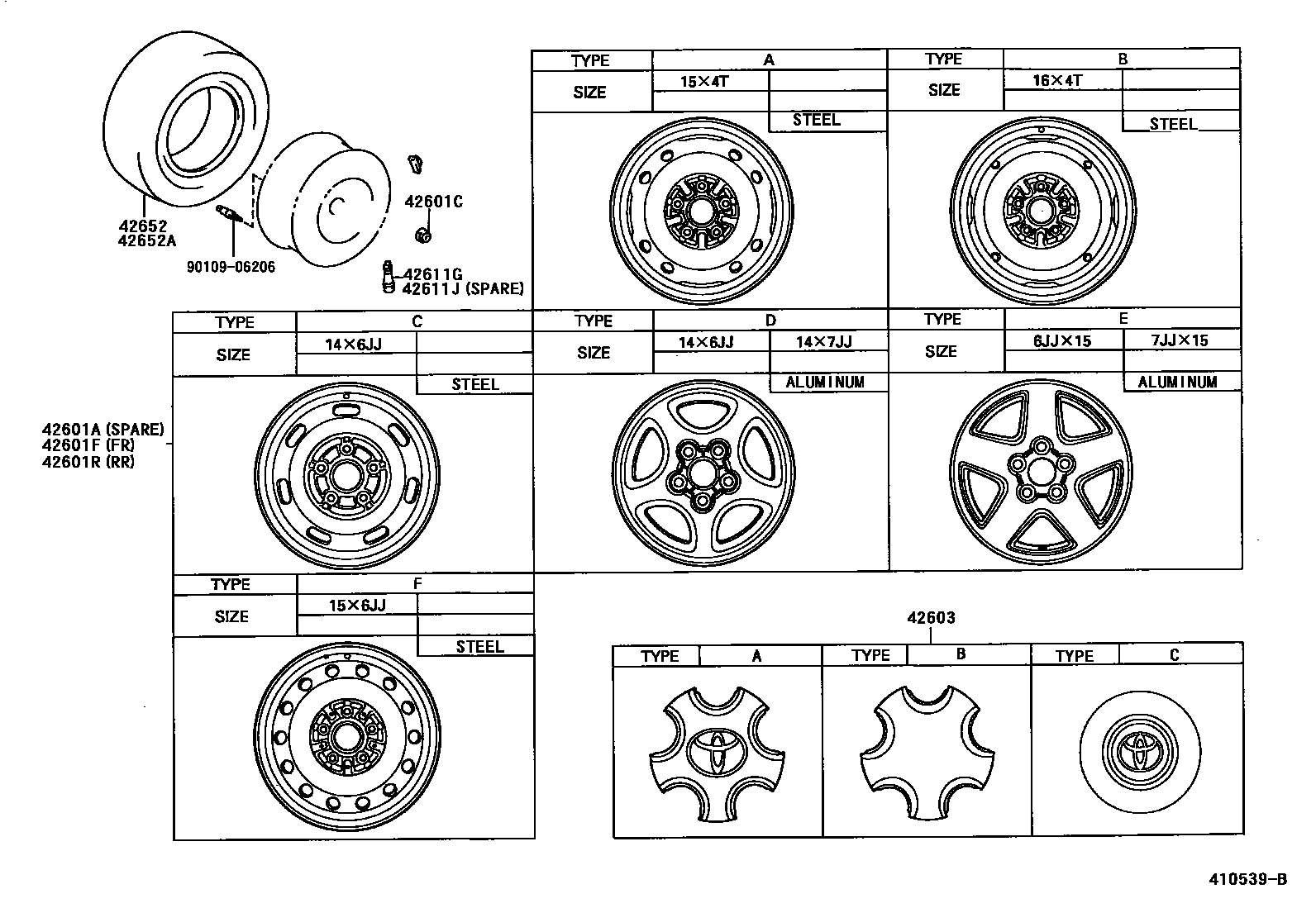 4103 — DISC WHEEL & WHEEL CAP