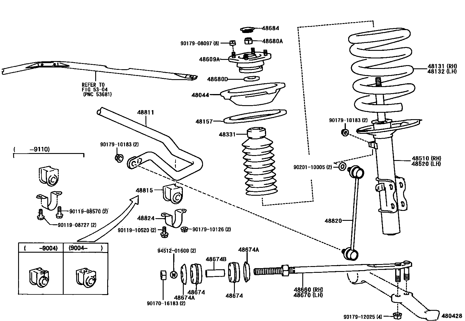 4803 — FRONT SPRING & SHOCK ABSORBER