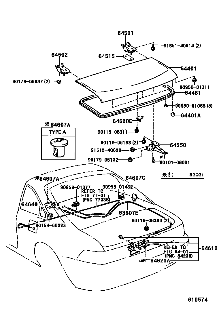 6105 — LUGGAGE COMPARTMENT DOOR & LOCK