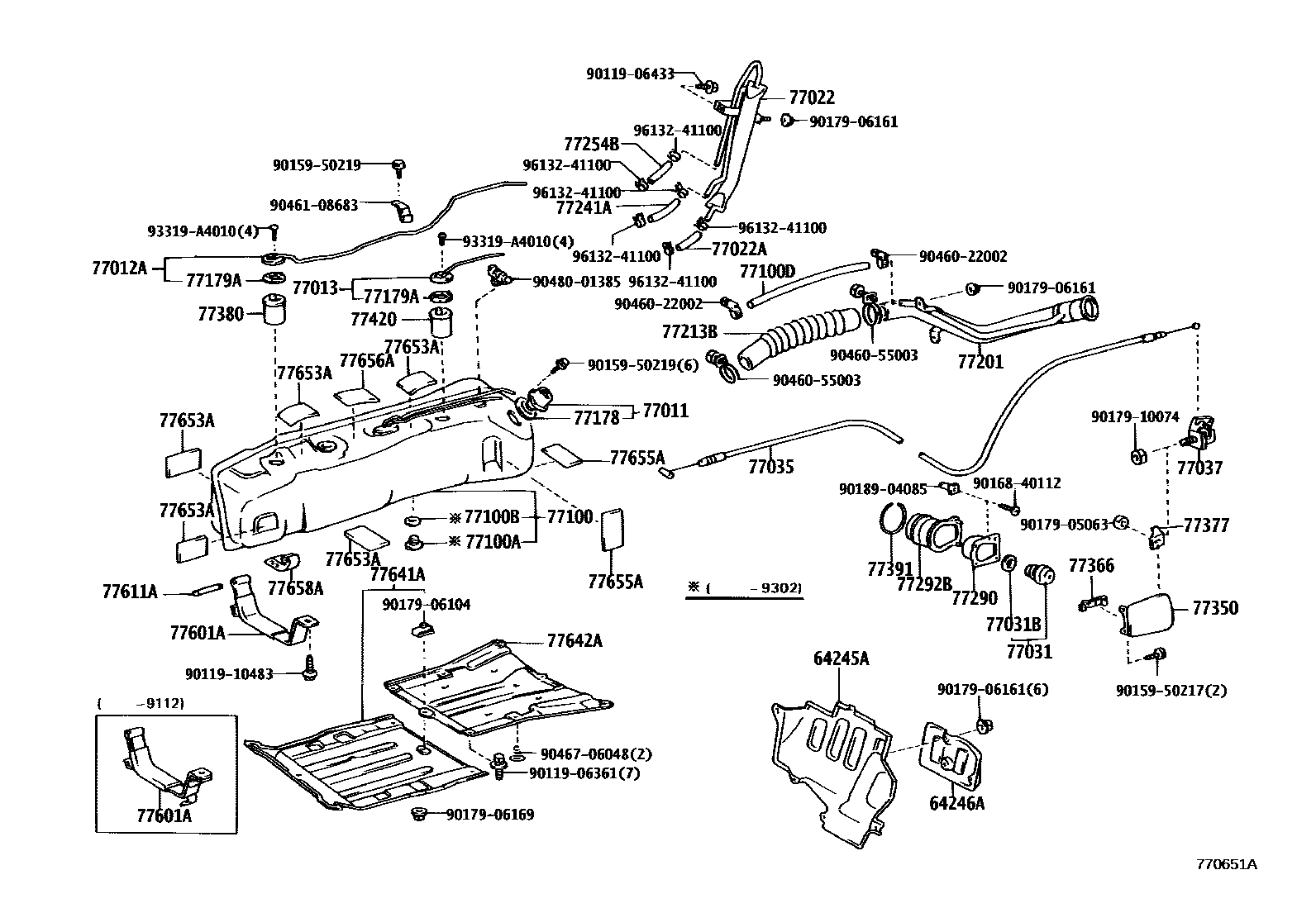 7701 — FUEL TANK & TUBE