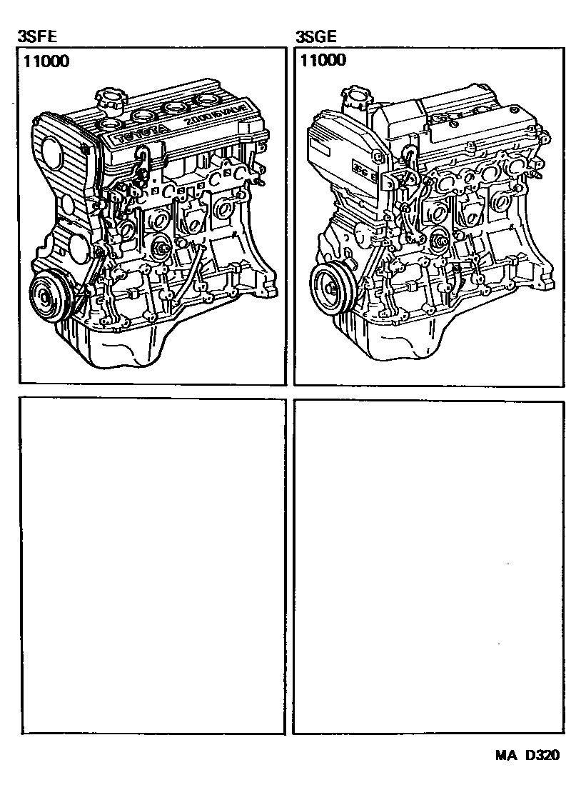 1101 — PARTIAL ENGINE ASSEMBLY