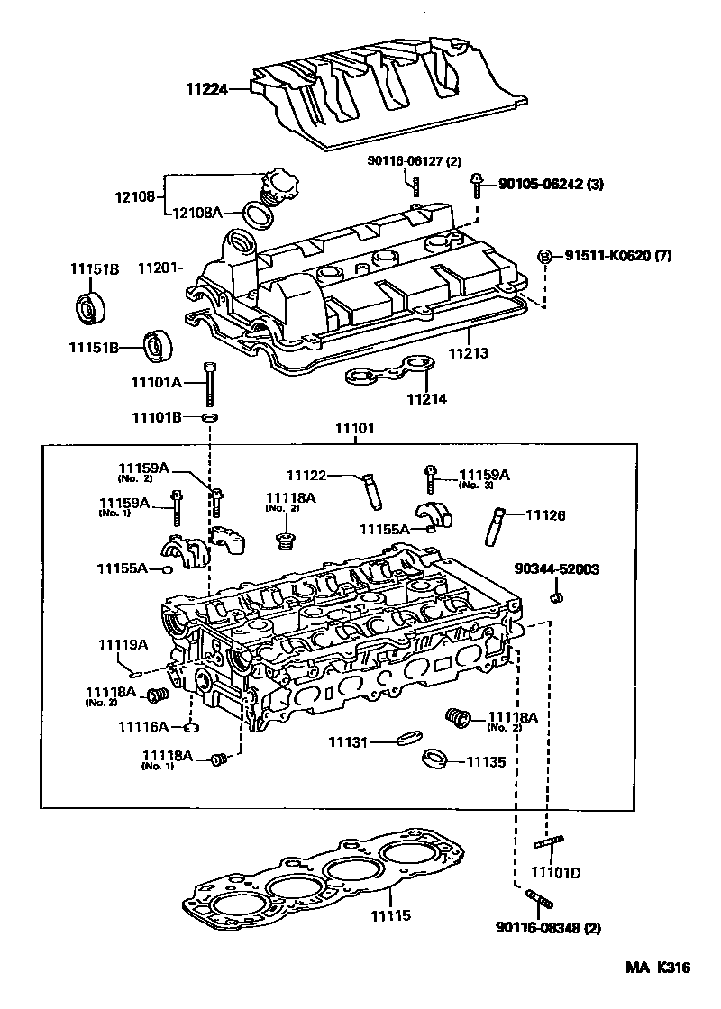 1104 — CYLINDER HEAD