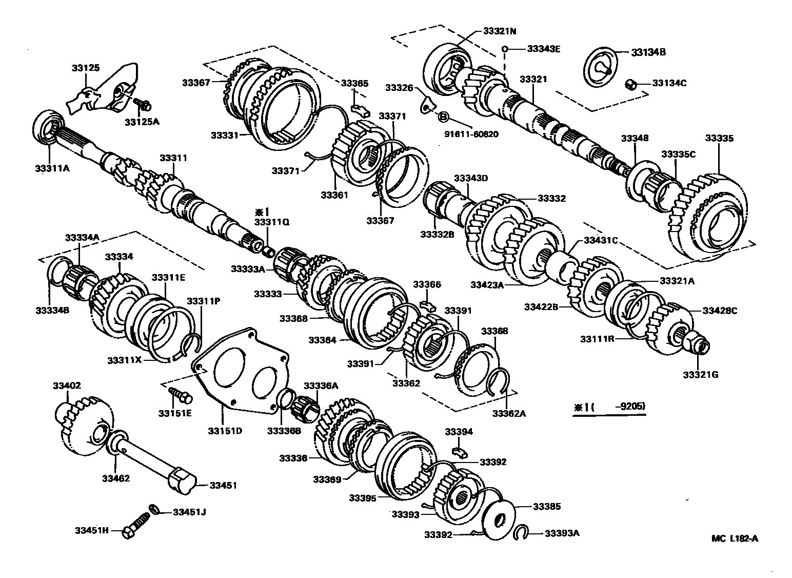 3305 — TRANSMISSION GEAR (MTM)