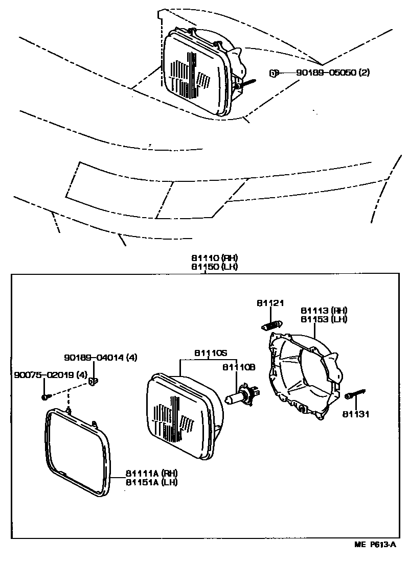 8101 — HEADLAMP