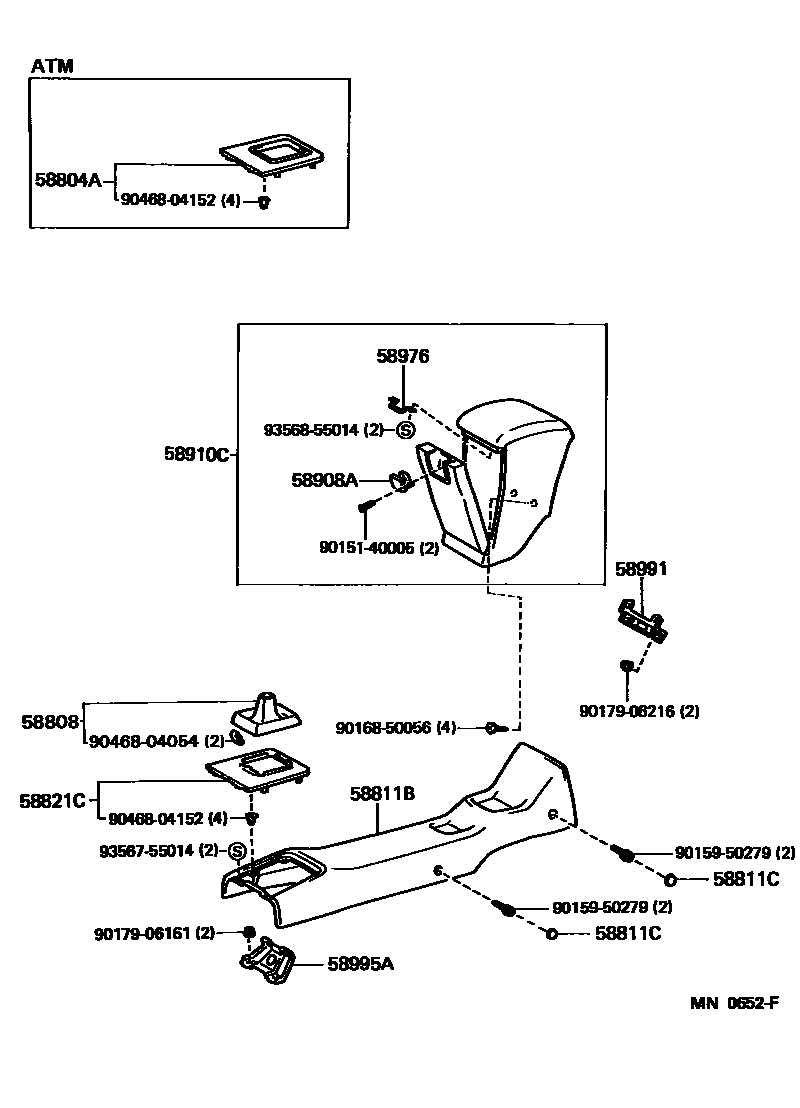 5806 — CONSOLE BOX & BRACKET