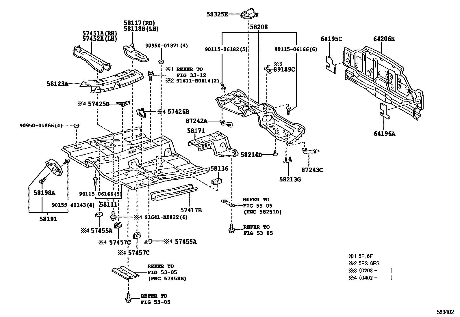 5801 — FLOOR PAN & LOWER BACK PANEL
