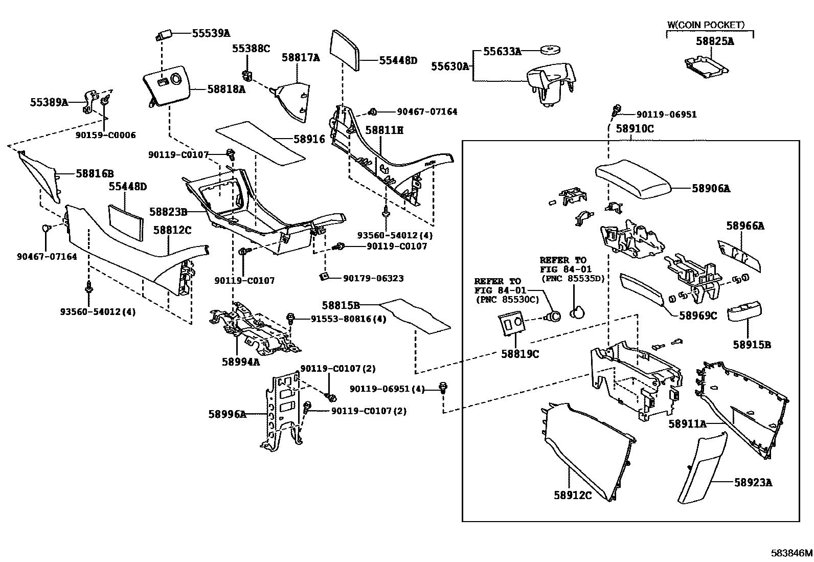 5806 — CONSOLE BOX & BRACKET