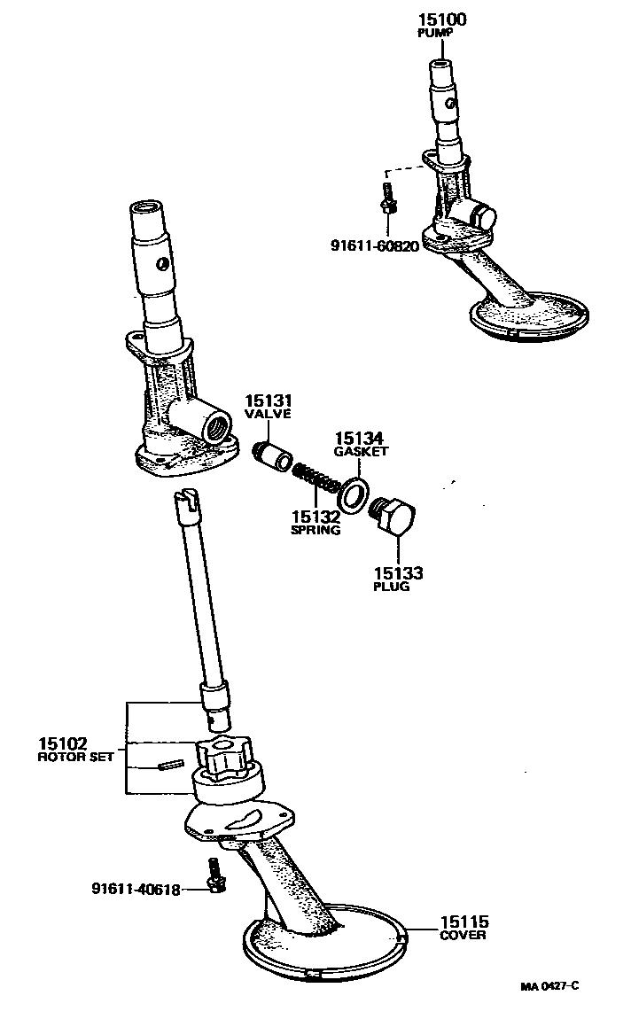 1501 — ENGINE OIL PUMP