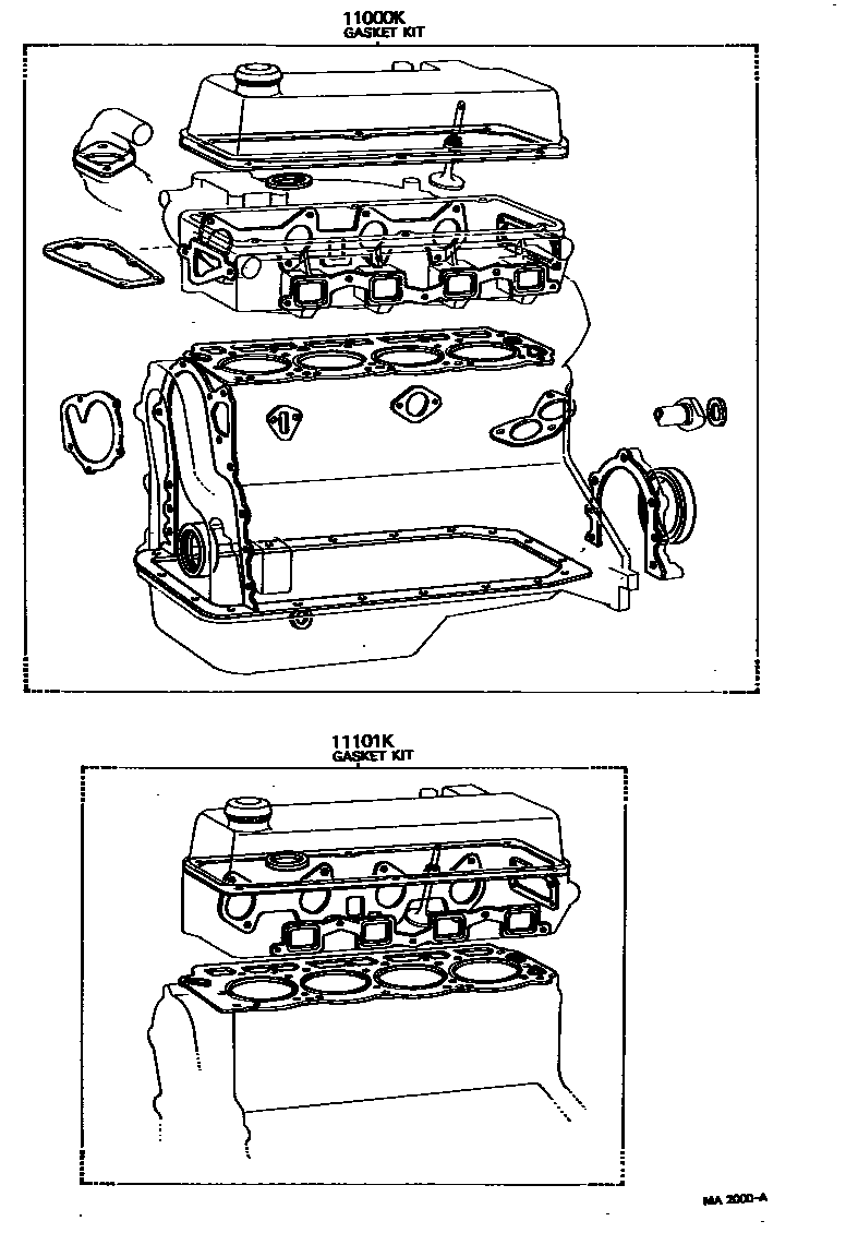 1103 — ENGINE OVERHAUL GASKET KIT