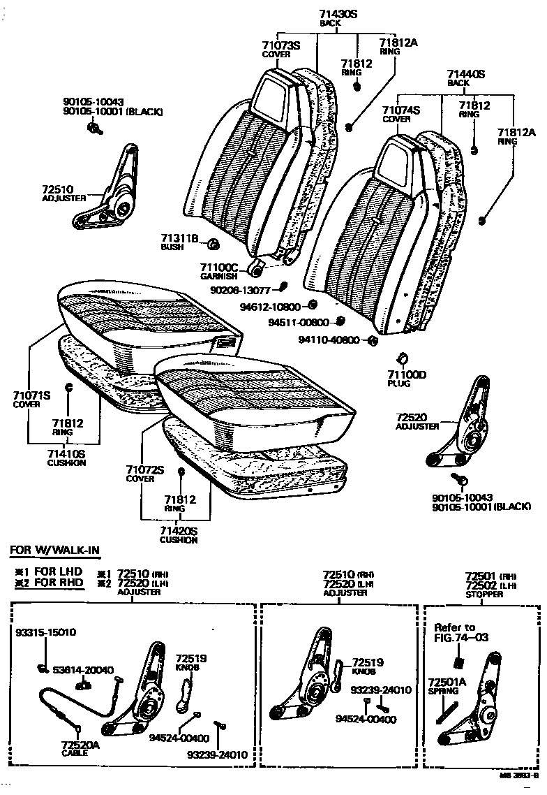 7101 — FRONT SEAT & SEAT TRACK