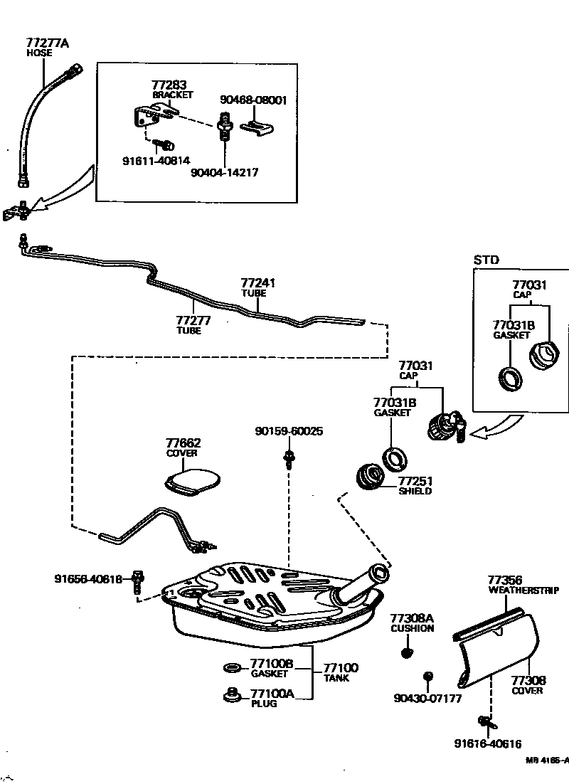 7701 — FUEL TANK & TUBE