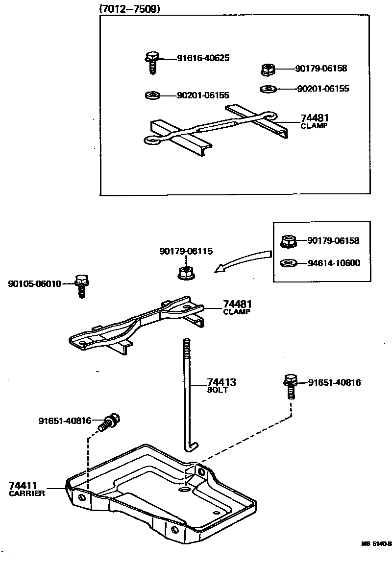 7402 — BATTERY CARRIER