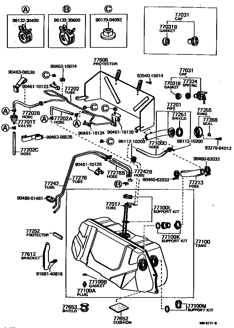 7701 — FUEL TANK & TUBE