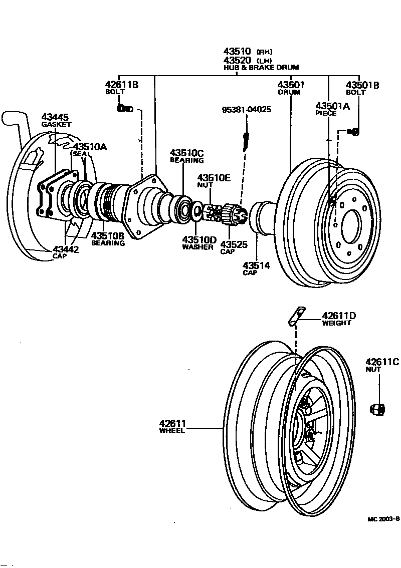 4801 — FRONT AXLE HUB