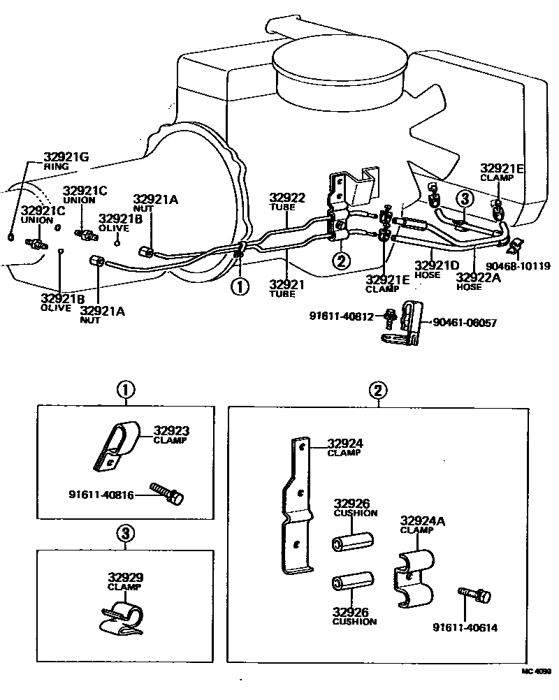3514 — OIL COOLER & TUBE (ATM)