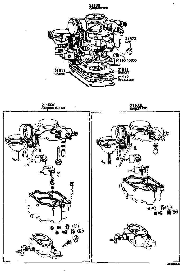 2102 — CARBURETOR ASSEMBLY