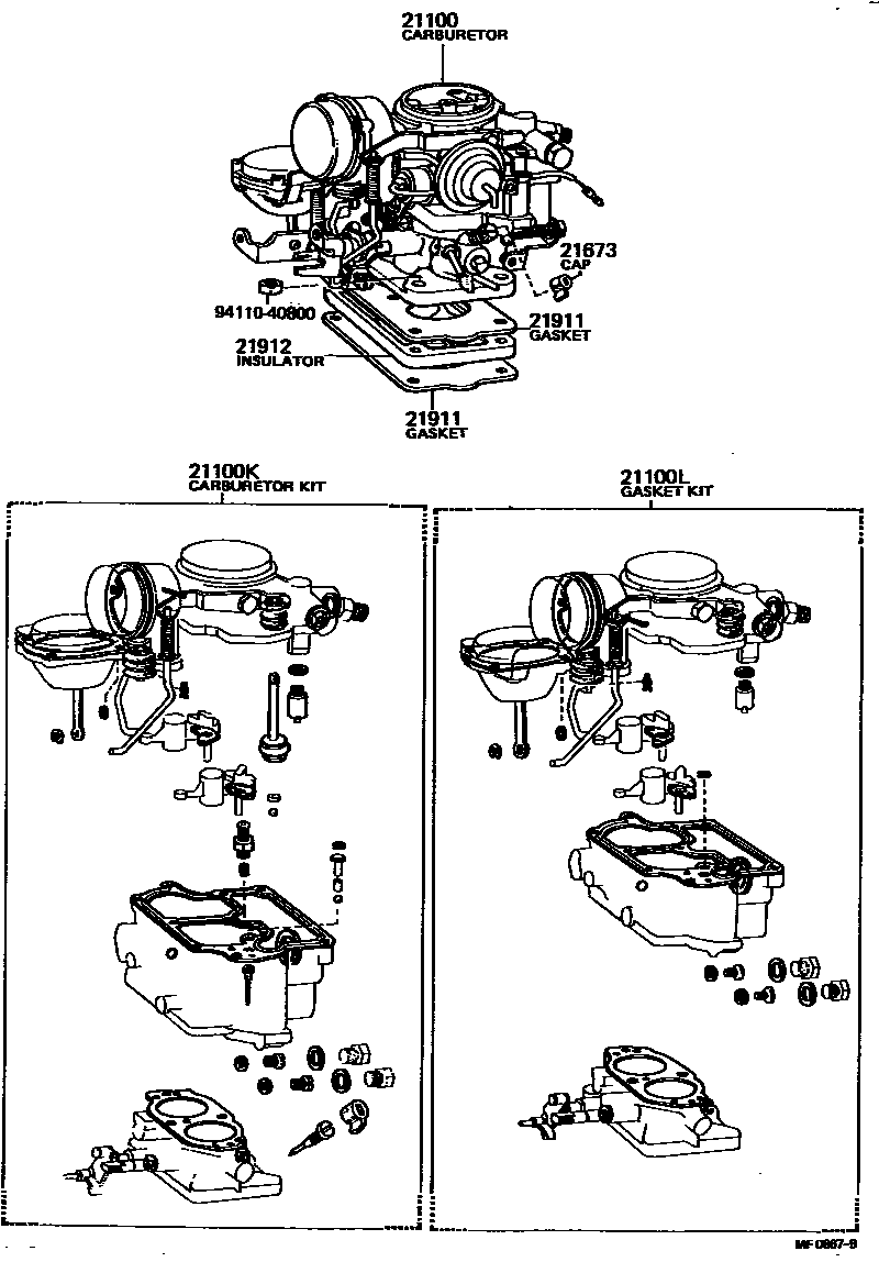 2102 — CARBURETOR ASSEMBLY