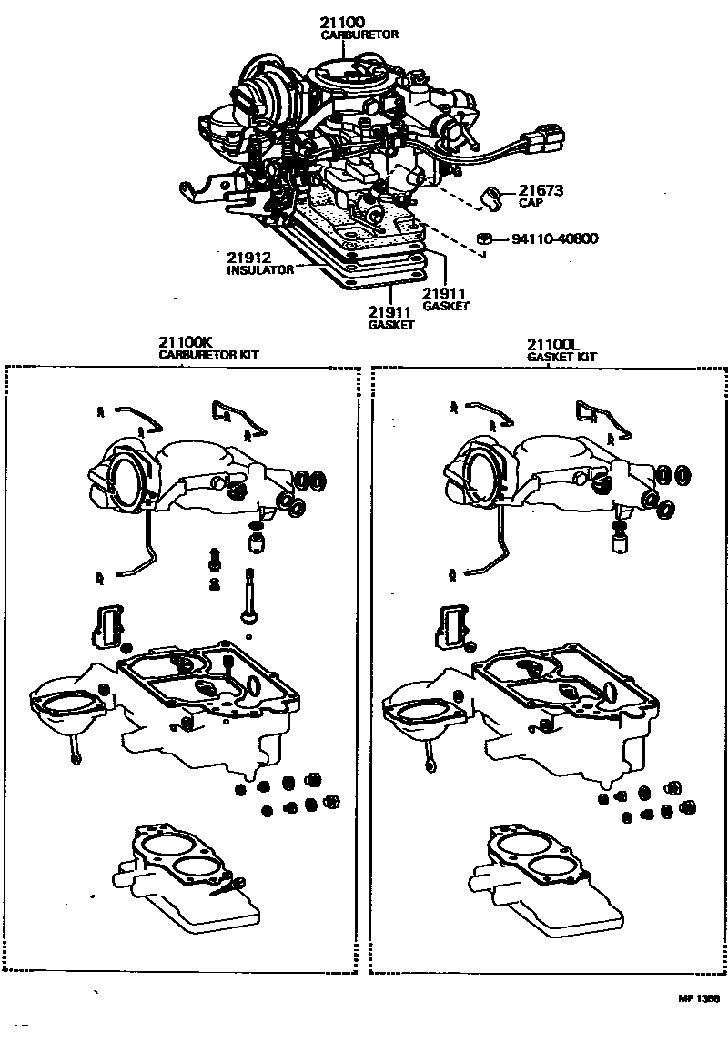 2102 — CARBURETOR ASSEMBLY