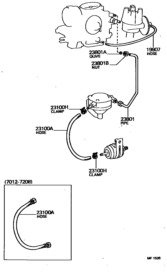 2101 — FUEL PIPE & CLAMP