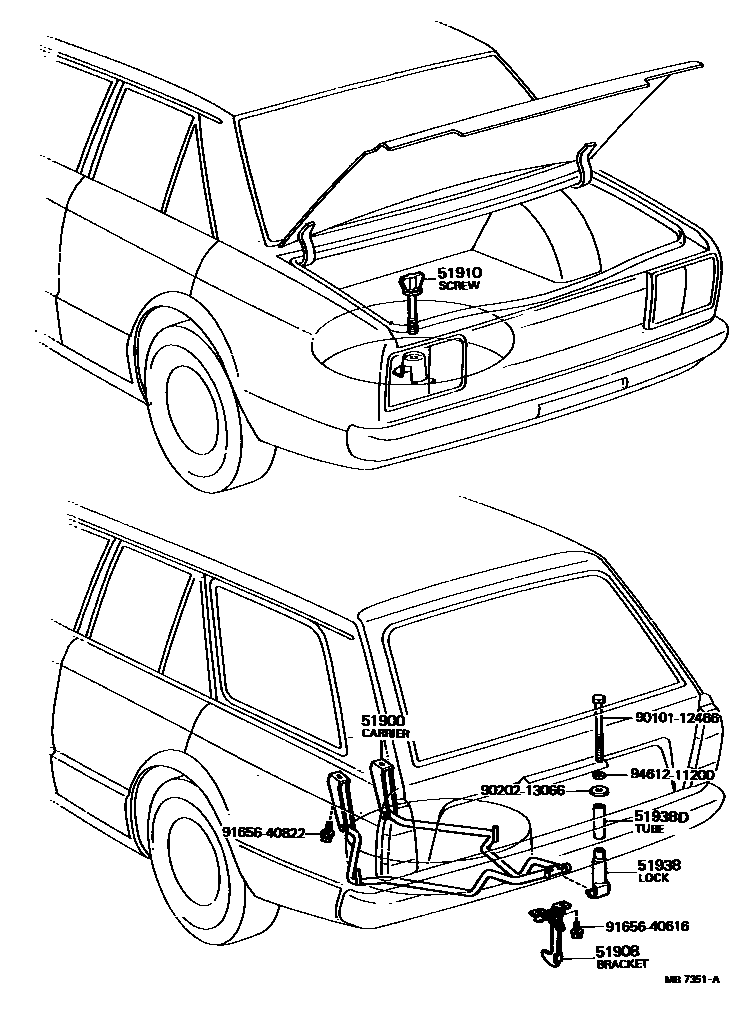 5104 — SPARE WHEEL CARRIER