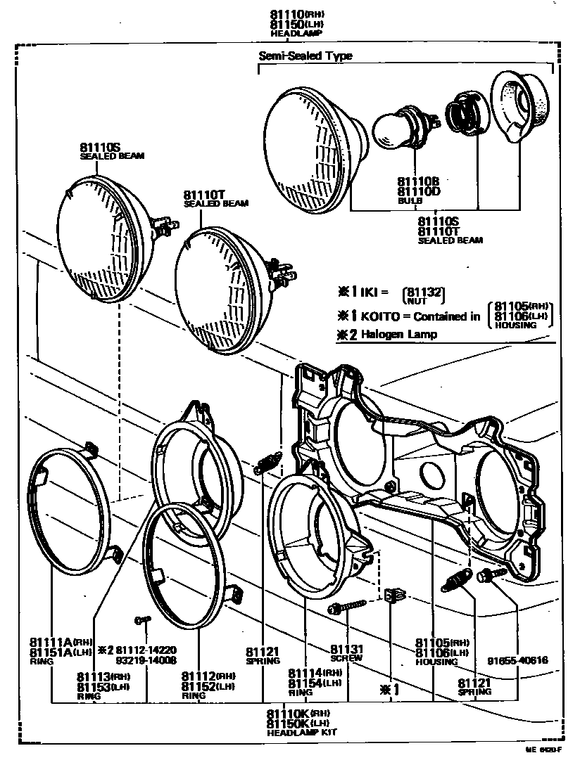 8101 — HEADLAMP