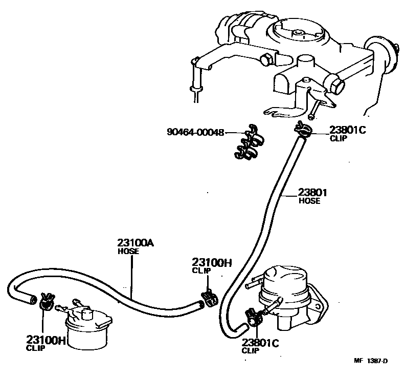 2101 — FUEL PIPE & CLAMP