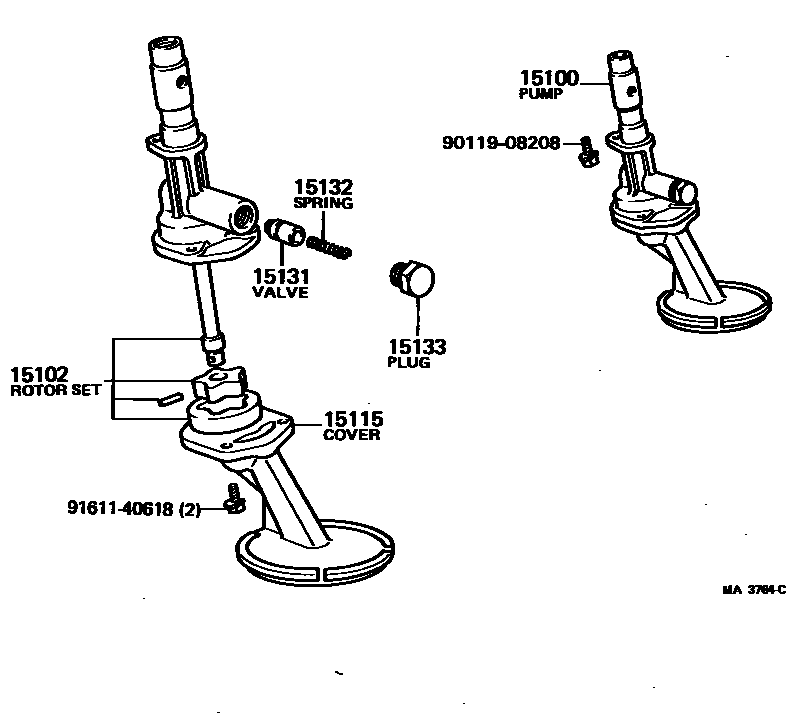 1501 — ENGINE OIL PUMP
