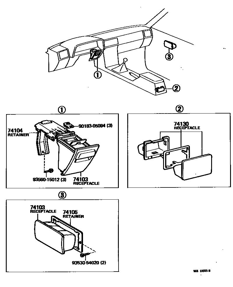 7404 — ASH RECEPTACLE