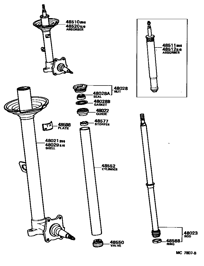 4803 — FRONT SPRING & SHOCK ABSORBER