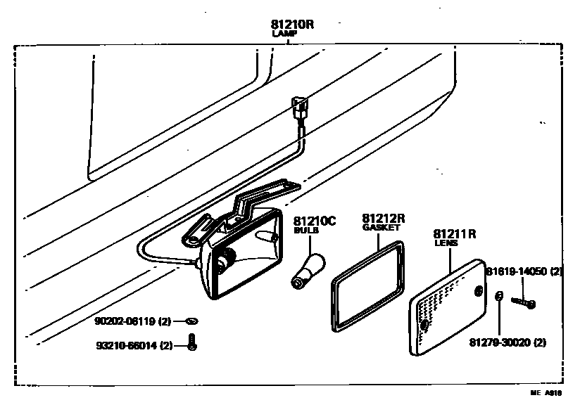 8116 — REAR FOG LAMP