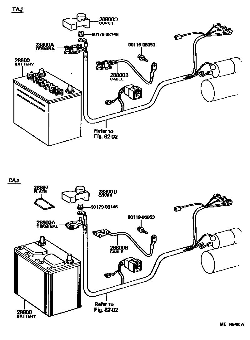 8201 — BATTERY & BATTERY CABLE