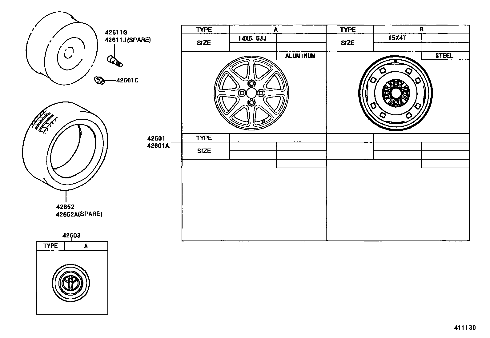 4103 — DISC WHEEL & WHEEL CAP
