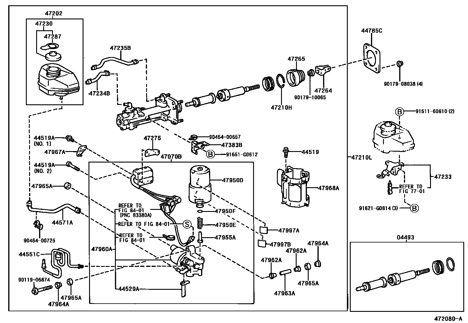 4702 — BRAKE MASTER CYLINDER