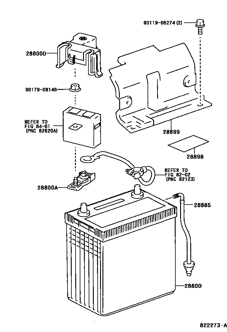 8201 — BATTERY & BATTERY CABLE